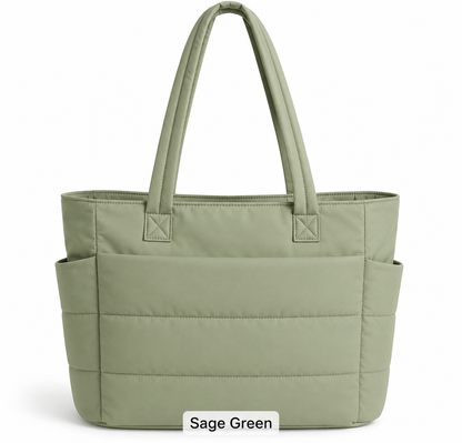 Quilted tote bag