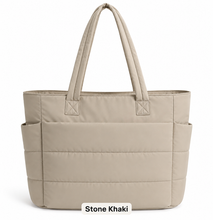 Quilted tote bag